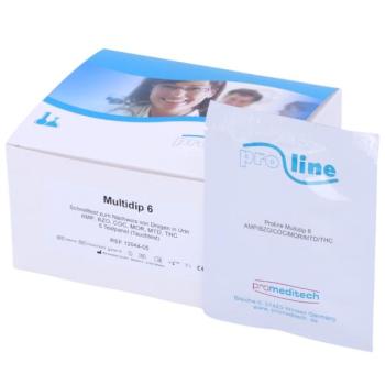 Proline Multidip 6 Drogentest | 5 Testpanel
