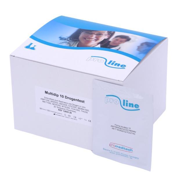 Proline Multidip 10 Drogentest | 20 Testpanel